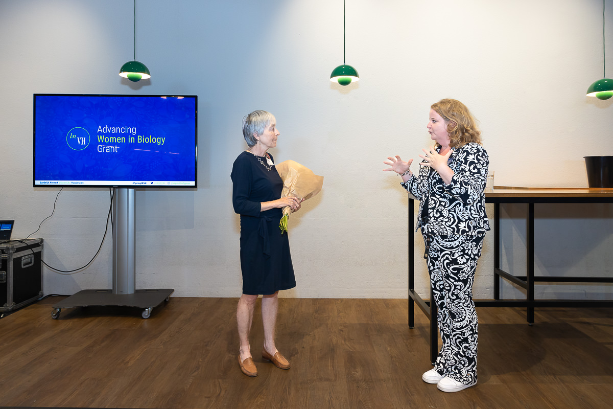 Charlotte Hemelrijk at the launch of the fund